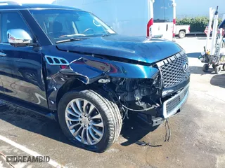 2017 Infiniti QX80 with VIN JN8AZ2NC9H9431960, listed as a IAAI auction lot 41725582 with 1 mi miles. Bid and sale history available at carsss.com. Image 6.