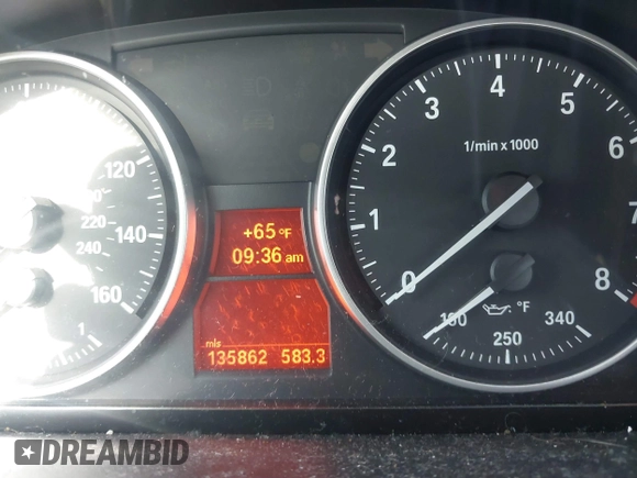 2011 BMW 3 Series 335i with VIN WBAPM5C56BE576136, listed as a IAAI auction lot 41792805 with 135,862 mi miles. Bid and sale history available at carsss.com. Image 7.