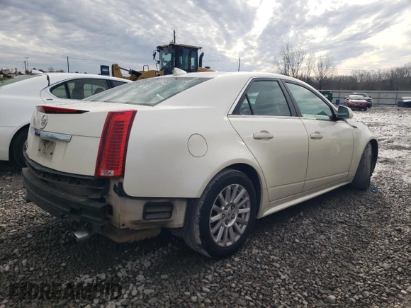 2010 Cadillac CTS Luxury with VIN 1G6DE5EG9A0123953, listed as a Copart auction lot 43164195 with 161,834 mi miles and Salvage Title. Bid and sale history available at carsss.com. Image 3.