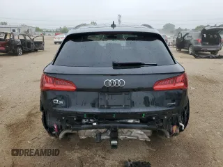 2020 Audi Q5 Premium Plus with VIN WA1BNAFY4L2065613, listed as a Copart auction lot 60804035 with 52,698 mi miles and Salvage title. Bid and sale history available at DreamBid. Image 6.