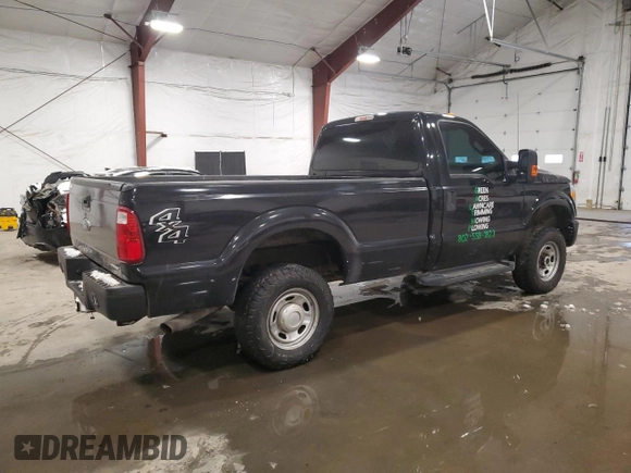 2015 Ford F-250 XLT with VIN 1FTBF2B65FEC94608, listed as a Copart auction lot 45738315 with 84,803 mi miles and Salvage title. Bid and sale history available at DreamBid. Image 3.