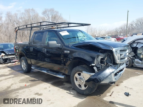 2008 Ford F-150 XLT with VIN 1FTPW14V98FB55518, listed as a IAAI auction lot 41803124 with 261,845 mi miles. Bid and sale history available at carsss.com. Image 14.