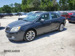 2013 Buick Verano Leather Group with VIN 1G4PS5SK4D4215492, listed as a Copart auction lot 51852565 with 99,861 mi miles and Salvage Title. Bid and sale history available at carsss.com. Image 1.