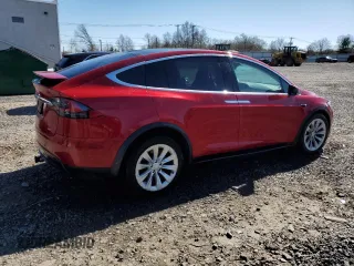 2019 Tesla Model X 75D with VIN 5YJXCBE20KF151193, listed as a Copart auction lot 52478715 with 54,638 mi miles and Salvage Title. Bid and sale history available at carsss.com. Image 3.