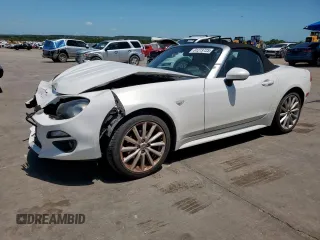 2017 FIAT 124 Spider Lusso with VIN JC1NFAEK4H0105296, listed as a Copart auction lot 61273725 with 101,771 mi miles and Salvage title. Bid and sale history available at DreamBid. Image 1.