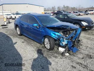 2020 Toyota Camry LE with VIN 4T1C11AK7LU374582, listed as a Copart auction lot 48851475 with 79,532 mi miles and Salvage Title. Bid and sale history available at DreamBid. Image 4.