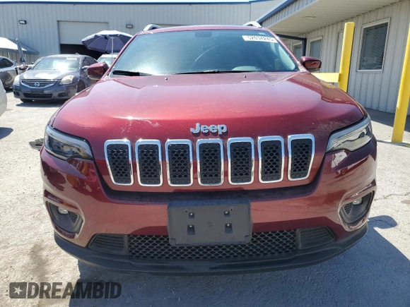 2019 Jeep Cherokee Latitude Plus with VIN 1C4PJLLB9KD373205, listed as a Copart auction lot 52034245 with 49,912 mi miles and Salvage title. Bid and sale history available at DreamBid. Image 5.