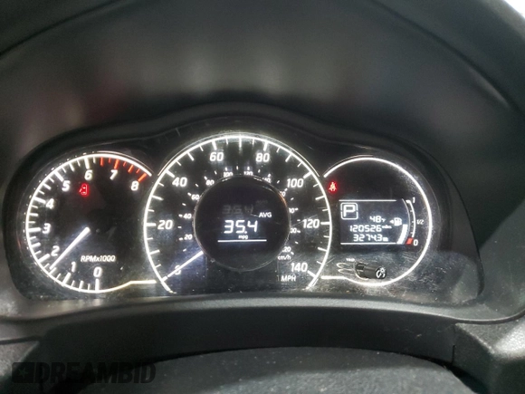 2016 Nissan Note S with VIN 3N1CE2CP0GL354913, listed as a Copart auction lot 50190535 with 120,526 mi miles and Salvage Title. Bid and sale history available at DreamBid. Image 9.