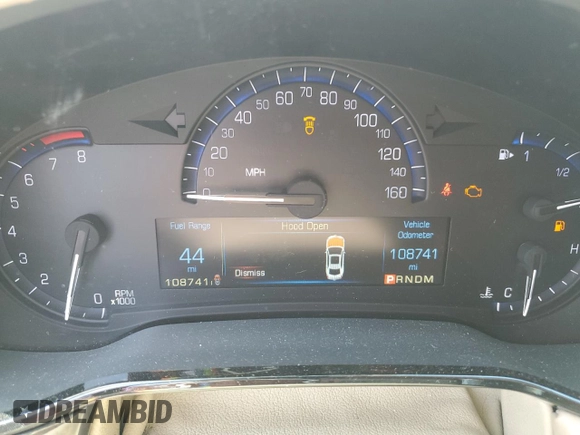 2014 Cadillac CTS Luxury AWD with VIN 1G6AX5SX3E0196520, listed as a Copart auction lot 62265475 with 108,741 mi miles and Salvage title. Bid and sale history available at DreamBid. Image 9.