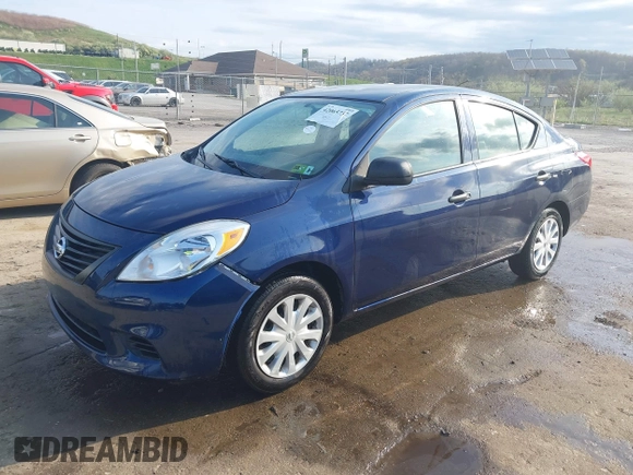 2014 Nissan Versa SV with VIN 3N1CN7AP2EL862734, listed as a IAAI auction lot 42065737 with 48,433 mi miles and . Bid and sale history available at carsss.com. Image 17.