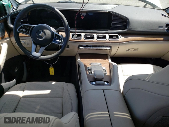2020 Mercedes-Benz GLS with VIN 4JGFF5KE4LA261303, listed as a Copart auction lot 55584713 with 0 mi miles. Bid and sale history available at carsss.com. Image 8.