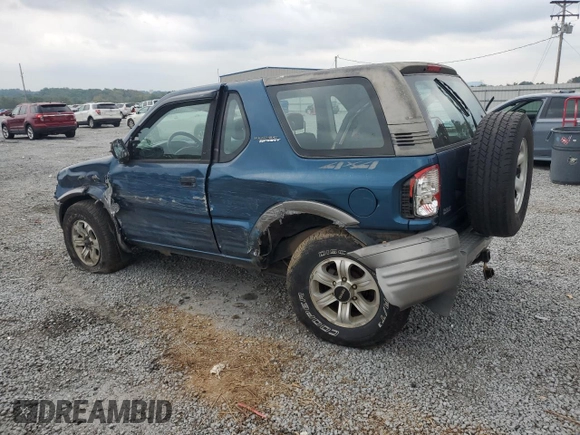 2001 Isuzu Rodeo with VIN 4S2CM57WX14307912, listed as a Copart auction lot 72416784 with 170,522 mi miles and Salvage title. Bid and sale history available at DreamBid. Image 2.