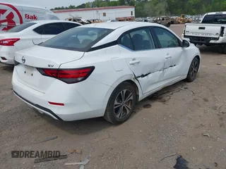 2021 Nissan Sentra SV with VIN 3N1AB8CV5MY247808, listed as a IAAI auction lot 42012583 with 58,585 mi miles and . Bid and sale history available at DreamBid. Image 4.