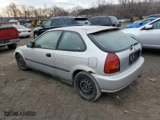 1998 Honda Civic DX with VIN 2HGEJ6344WH103710, listed as a Copart auction lot 84089674 with 192,095 mi miles and Clean Title. Bid and sale history available at carsss.com. Image 2.