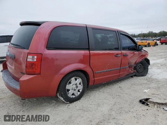 2008 Dodge Grand Caravan SE with VIN 2D8HN44H48R680046, listed as a Copart auction lot 42169125 with 198,035 mi miles and Salvage Title. Bid and sale history available at DreamBid. Image 3.