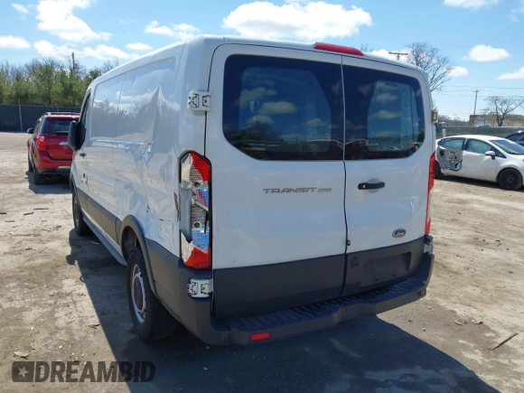 2018 Ford Transit with VIN 1FTYR1YM6JKA34729, listed as a IAAI auction lot 41931052 with 219,286 mi miles and . Bid and sale history available at DreamBid. Image 3.