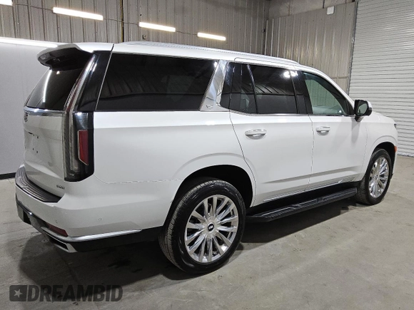 2023 Cadillac Escalade 4WD Premium Luxury z VIN 1GYS4BKL3PR323412, wystawiony jako Copart lot #49742655 z przebiegiem 42 761 mil mil oraz Tytuł czysty. Historia ofert i sprzedaży dostępna na DreamBid. Obrazek 3.