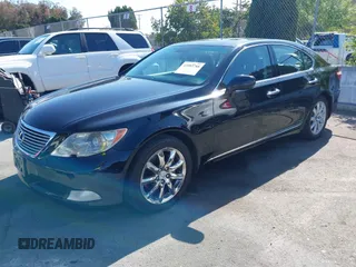 2008 Lexus LS 460 with VIN JTHBL46F385083603, listed as a IAAI auction lot 42085788 with Not Provided miles and . Bid and sale history available at DreamBid. Image 2.