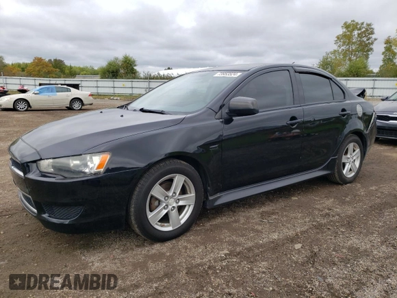 2013 Mitsubishi Lancer SE with VIN JA32V2FW1DU010468, listed as a Copart auction lot 73953524 with 124,975 mi miles and Salvage Title. Bid and sale history available at carsss.com. Image 1.