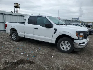 2023 Ford F-150 XL with VIN 1FTEX1CP1PKE97073, listed as a Copart auction lot 47849235 with 73,577 mi miles and Salvage title. Bid and sale history available at DreamBid. Image 4.