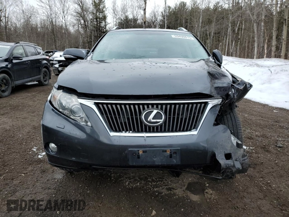 2011 Lexus RX 350 with VIN 2T2BK1BA9BC115036, listed as a Copart auction lot 53450815 with Not Provided miles and Salvage Title. Bid and sale history available at DreamBid. Image 5.