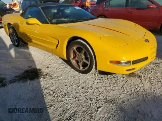 2004 Chevrolet Corvette with VIN 1G1YY32G045126125, listed as a Copart auction lot 77249344 with 12,493 mi miles and Salvage Title. Bid and sale history available at carsss.com. Image 4.