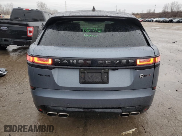 2020 Land Rover Range Rover Velar with VIN SALYU2EE4LA264630, listed as a Copart auction lot 42437845 with 63,083 mi miles and Salvage Title. Bid and sale history available at DreamBid. Image 6.
