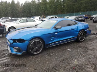 2021 Ford Mustang Mach 1 with VIN 1FA6P8R04M5555068, listed as a Copart auction lot 45604115 with 13,151 mi miles and Salvage Title. Bid and sale history available at carsss.com. Image 1.