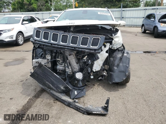 2019 Jeep Compass Limited z VIN 3C4NJDCB7KT620292, wystawiony jako Copart lot #65454205 z przebiegiem 65 431 mil mil oraz Szkoda całkowita • Salvage title. Historia ofert i sprzedaży dostępna na DreamBid. Obrazek 5.