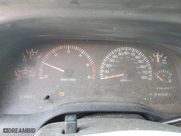 2000 Dodge Ram 1500 Work Special with VIN 1B7HC16X2YS531673, listed as a Copart auction lot 45079945 with 216,631 mi miles and Salvage Title. Bid and sale history available at carsss.com. Image 9.