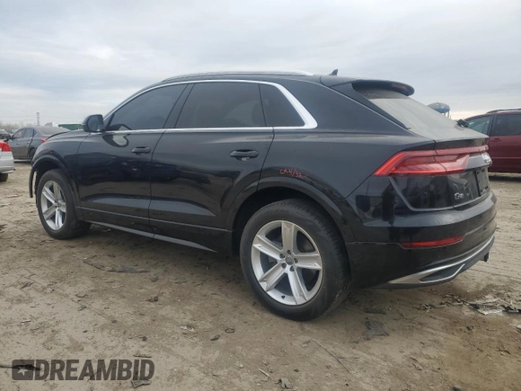 2019 Audi Q8 Premium z VIN WA1AVAF13KD013360, wystawiony jako Copart lot #89136245 z przebiegiem 77 722 mil mil oraz Szkoda całkowita • Salvage title. Historia ofert i sprzedaży dostępna na DreamBid. Obrazek 2.