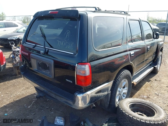 2000 Toyota 4Runner with VIN JT3GM84R1Y0063781, listed as a IAAI auction lot 42119394 with 1 mi miles. Bid and sale history available at carsss.com. Image 4.