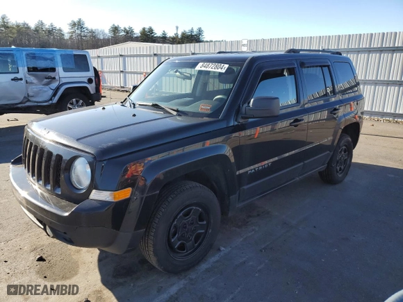 2012 Jeep Patriot Sport with VIN 1C4NJRBB8CD522944, listed as a Copart auction lot 84872804 with 214,440 mi miles and Clean Title. Bid and sale history available at carsss.com. Image 1.