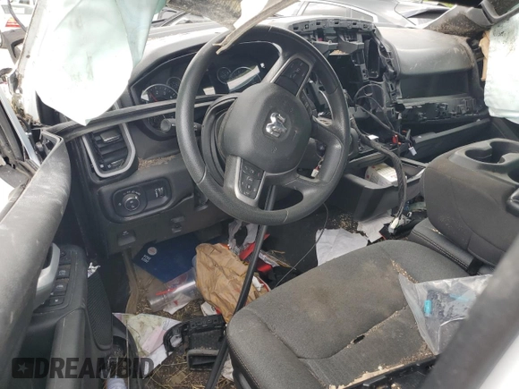 2023 Ram 1500 Tradesman with VIN 1C6RRFCG9PN512532, listed as a Copart auction lot 54695435 with Not provided miles and Salvage title. Bid and sale history available at DreamBid. Image 8.