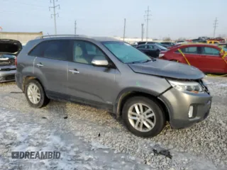 2014 Kia Sorento LX with VIN 5XYKTDA73EG548725, listed as a Copart auction lot 89277625 with 125,847 mi miles and Salvage Title. Bid and sale history available at carsss.com. Image 4.