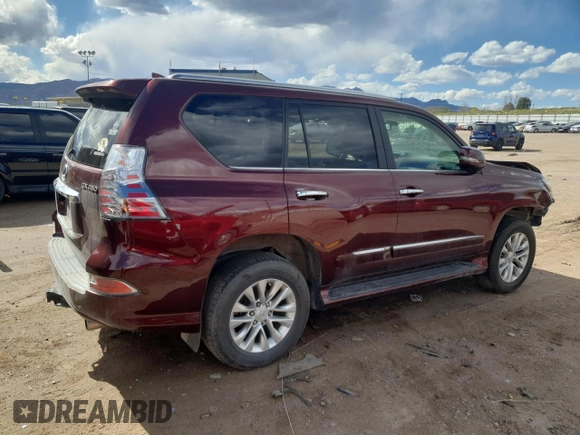 2019 Lexus GX 460 z VIN JTJBM7FX0K5219876, wystawiony jako Copart lot #53747275 z przebiegiem 124 327 mil mil oraz Szkody całkowita. Historia ofert i sprzedaży dostępna na DreamBid. Obrazek 3.