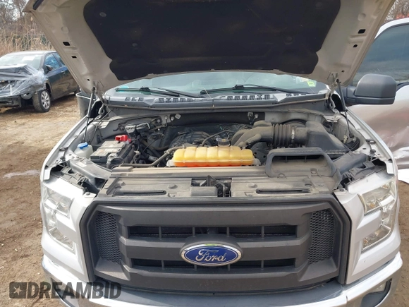 2016 Ford F-150 XL with VIN 1FTEX1C88GFA51522, listed as a IAAI auction lot 41674507 with 154,743 mi miles and . Bid and sale history available at carsss.com. Image 10.