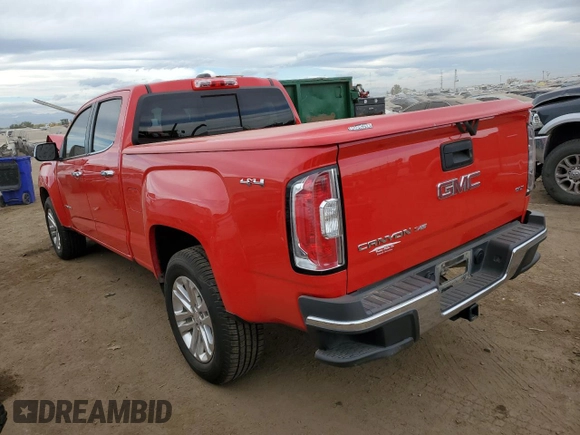 2018 GMC Canyon 4WD SLT with VIN 1GTG6DEN0J1158147, listed as a Copart auction lot 76594794 with 41,186 mi miles and Salvage Title. Bid and sale history available at carsss.com. Image 2.