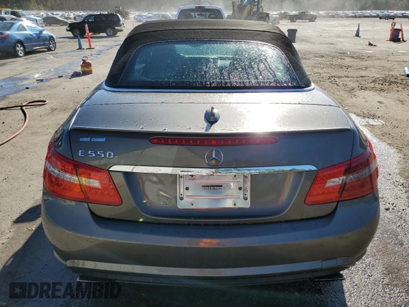 2011 Mercedes-Benz E-Class E 550 with VIN WDDKK7CF1BF043196, listed as a Copart auction lot 76523434 with 0 mi miles and Salvage Title. Bid and sale history available at carsss.com. Image 6.