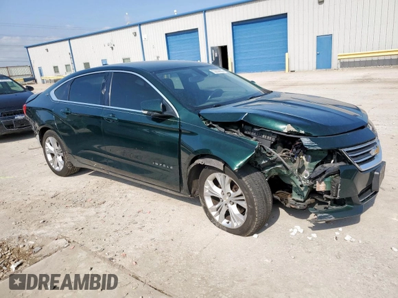 2015 Chevrolet Impala LT with VIN 2G1115SL7F9288421, listed as a Copart auction lot 53839655 with 107,492 mi miles and Salvage Title. Bid and sale history available at DreamBid. Image 4.