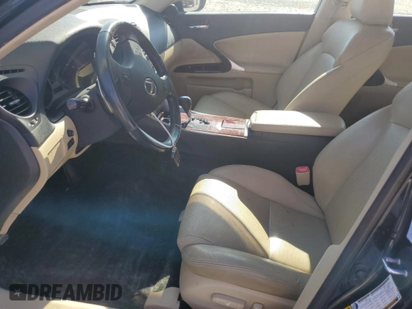 2006 Lexus IS 250 with VIN JTHCK262862003185, listed as a Copart auction lot 54335835 with 98,443 mi miles and Clean Title. Bid and sale history available at DreamBid. Image 7.