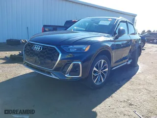 2022 Audi Q5 S line Premium Plus with VIN WA1EAAFY7N2108014, listed as a IAAI auction lot 41471071 with 13,717 mi miles. Bid and sale history available at carsss.com. Image 2.