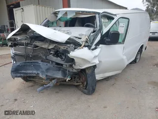 2017 Chevrolet Express Cargo Van with VIN 1GCWGAFF7H1110458, listed as a IAAI auction lot 41816496 with 32,593 mi miles. Bid and sale history available at carsss.com. Image 22.