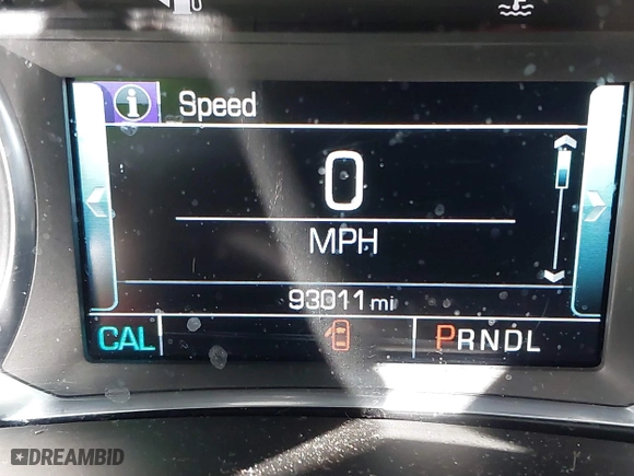 2018 Chevrolet Equinox Premier with VIN 2GNAXWEX0J6182291, listed as a IAAI auction lot 41653542 with 93,011 mi miles. Bid and sale history available at carsss.com. Image 15.