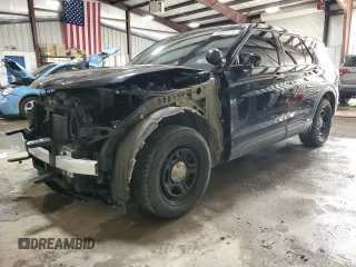 2022 Ford Police Interceptor Utility z VIN 1FM5K8AB0NGB80220, wystawiony jako Copart lot #43557175 z przebiegiem 43 397 mil mil oraz Szkoda całkowita • Salvage title. Historia ofert i sprzedaży dostępna na DreamBid. Obrazek 1.