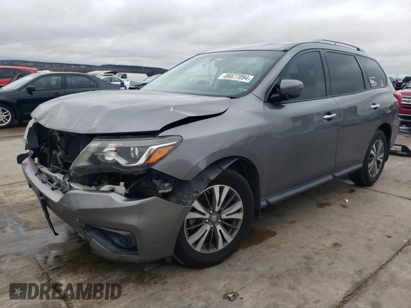 2017 Nissan Pathfinder Platinum with VIN 5N1DR2MN5HC908166, listed as a Copart auction lot 86677094 with 175,954 mi miles and Salvage Title. Bid and sale history available at carsss.com. Image 1.