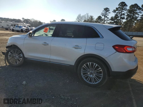 2017 Lincoln MKX Reserve with VIN 2LMPJ6LR1HBL15425, listed as a Copart auction lot 86949724 with 185,723 mi miles and Salvage Title. Bid and sale history available at carsss.com. Image 2.