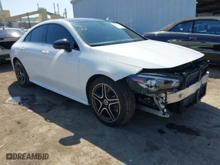 2020 Mercedes-Benz CLA with VIN WDD5J4GB5LN038242, listed as a IAAI auction lot 41851830 with 28,145 mi miles. Bid and sale history available at carsss.com. Image 1.