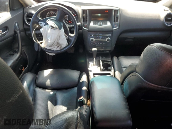 2013 Nissan Maxima SV with VIN 1N4AA5AP9DC834028, listed as a Copart auction lot 61375475 with 127,745 mi miles and Salvage title. Bid and sale history available at DreamBid. Image 8.