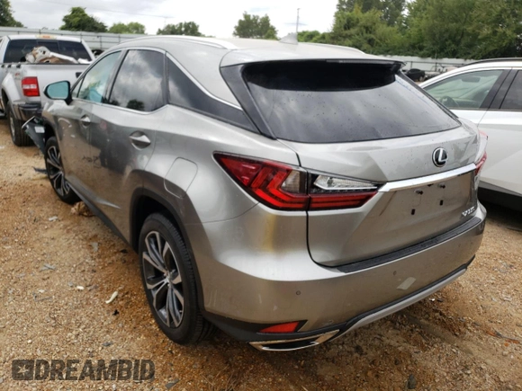 2022 Lexus RX with VIN JTJHZMDA1N2058839, listed as a Copart auction lot 55862772 with 7,964 mi miles and Salvage Title. Bid and sale history available at carsss.com. Image 3.